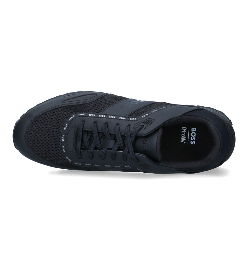 Boss Parkour Runn Baskets en Noir en simili cuir (318708)