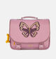 STONES and BONES Glitter Butterfly Cartable en Rose pour filles (377422)