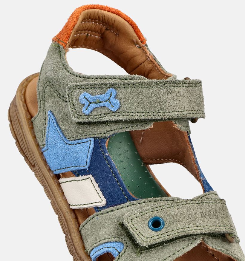 STONES and BONES Drake Sandales en Vert kaki pour gar&ccedil;ons (369656)