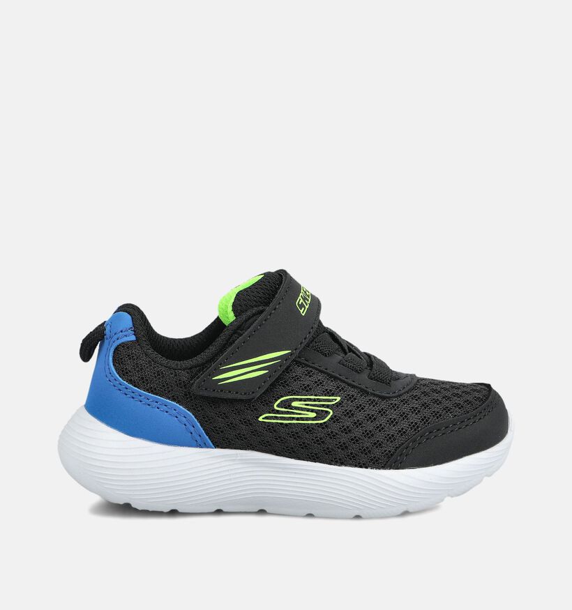 Skechers Dyna Lite Lil Quanta-Stride Baskets basses en Noir pour filles, gar&ccedil;ons (376846)