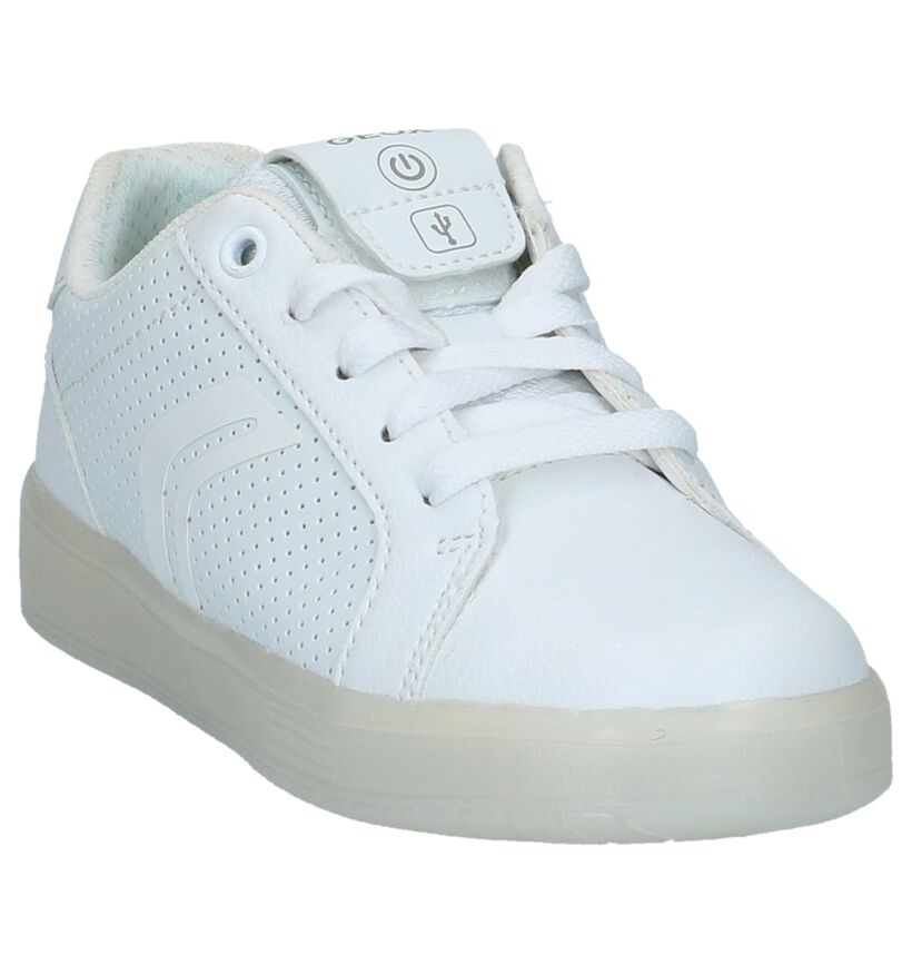 Geox Baskets basses en Blanc en simili cuir (223139)