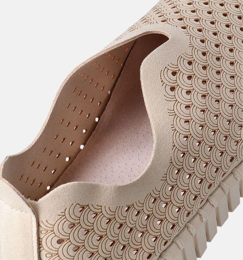 Ilse Jacobsen Beige Instappers voor dames (355831) - geschikt voor steunzolen
