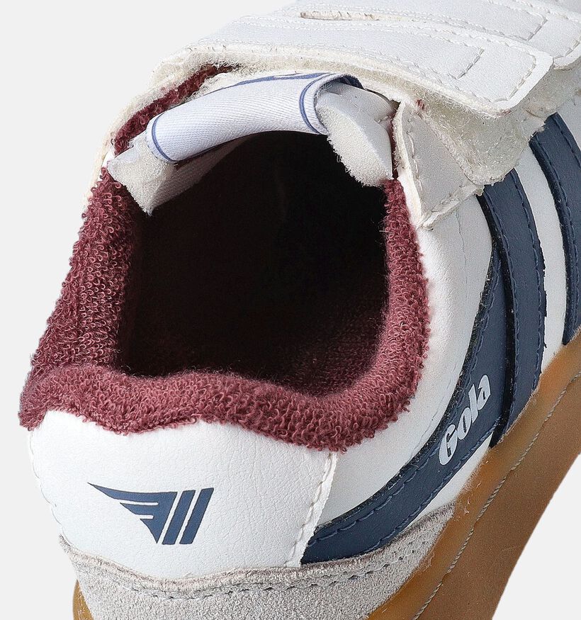 Gola Eagle Strap Chaussures à scratch en Blanc pour garçons (365535) - pour semelles orthopédiques