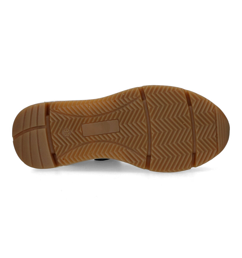 STONES and BONES Falcan Blauwe Veterschoenen in nubuck (325938)