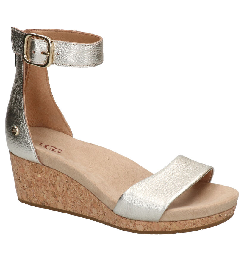 UGG Zoe II Sandalen Goud in leer (266807)