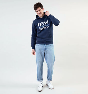 New Balance Truien Blauw