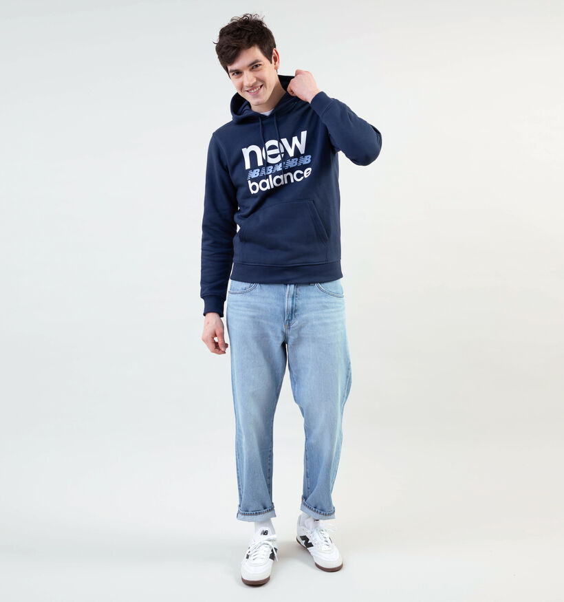 New Balance Hoodie en Bleu pour hommes (354014)
