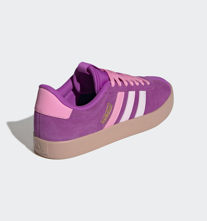 adidas VL Court 3.0 Paarse Sneakers voor dames (350197)