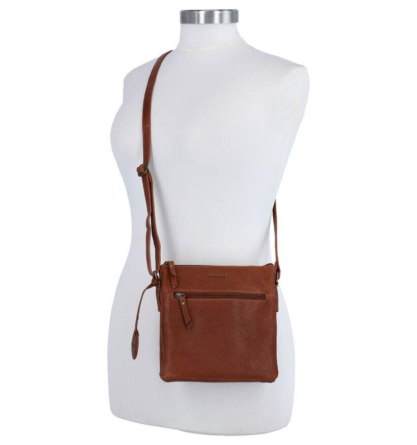 Burkely Ranger Zwarte Crossbody Tas in leer (276269)