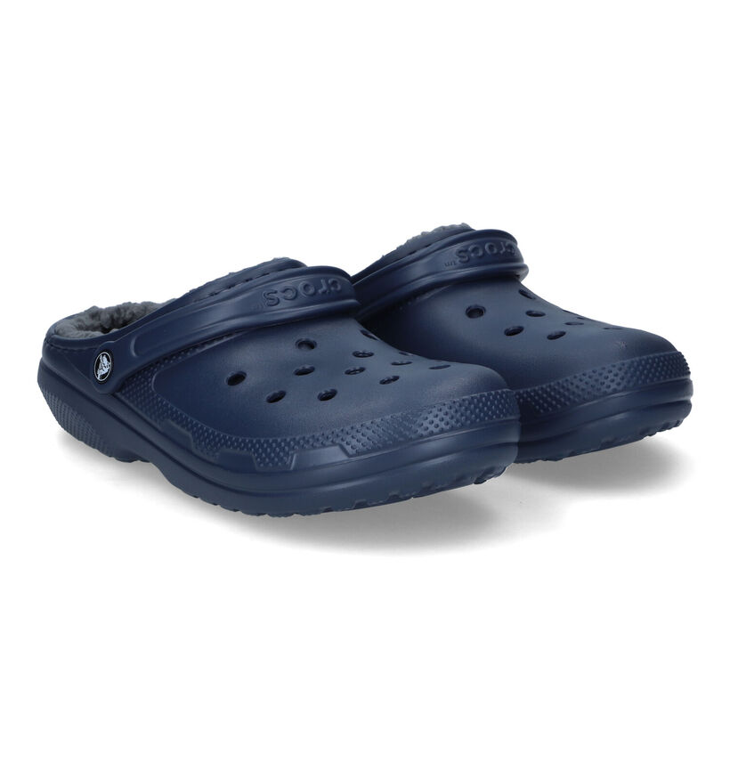 Crocs Classic Lined Zwarte Slippers voor heren (329656)