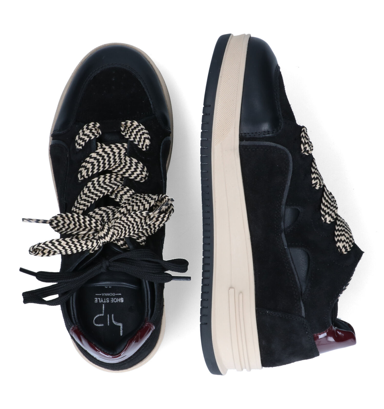 Hip Zwarte Sneakers Dames Sneakers Online op TORFS.BE