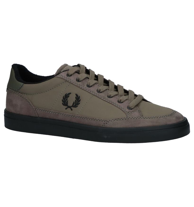 Donker Groene Sneakers Fred Perry in stof (224297)