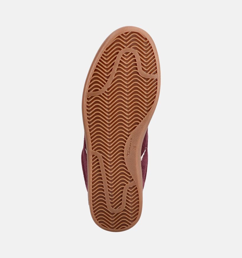 Tamaris Baskets en Bordeaux pour femmes (376663) - pour semelles orthop&eacute;diques