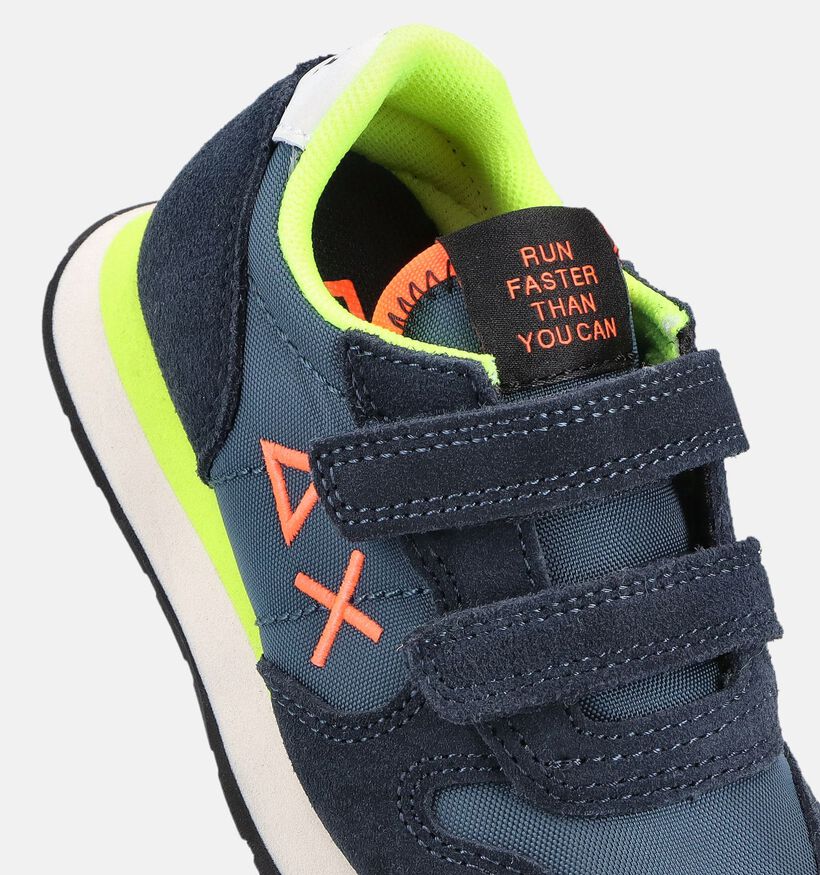 Sun68 Tom Blauwe Lage Sneakers voor meisjes, jongens (369059) - geschikt voor steunzolen
