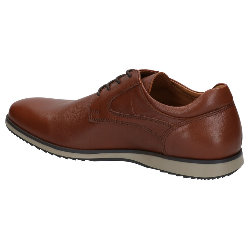 Geox Chaussures habillées en Cognac en cuir (270028)