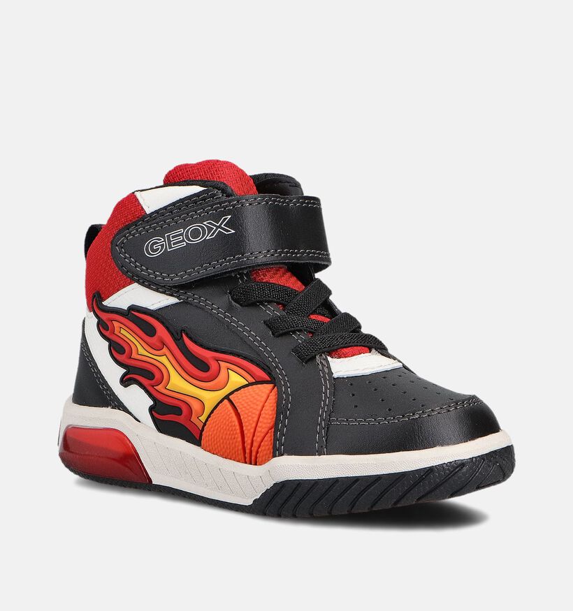 Geox Baskets en Noir pour garçons (361933) - pour semelles orthopédiques