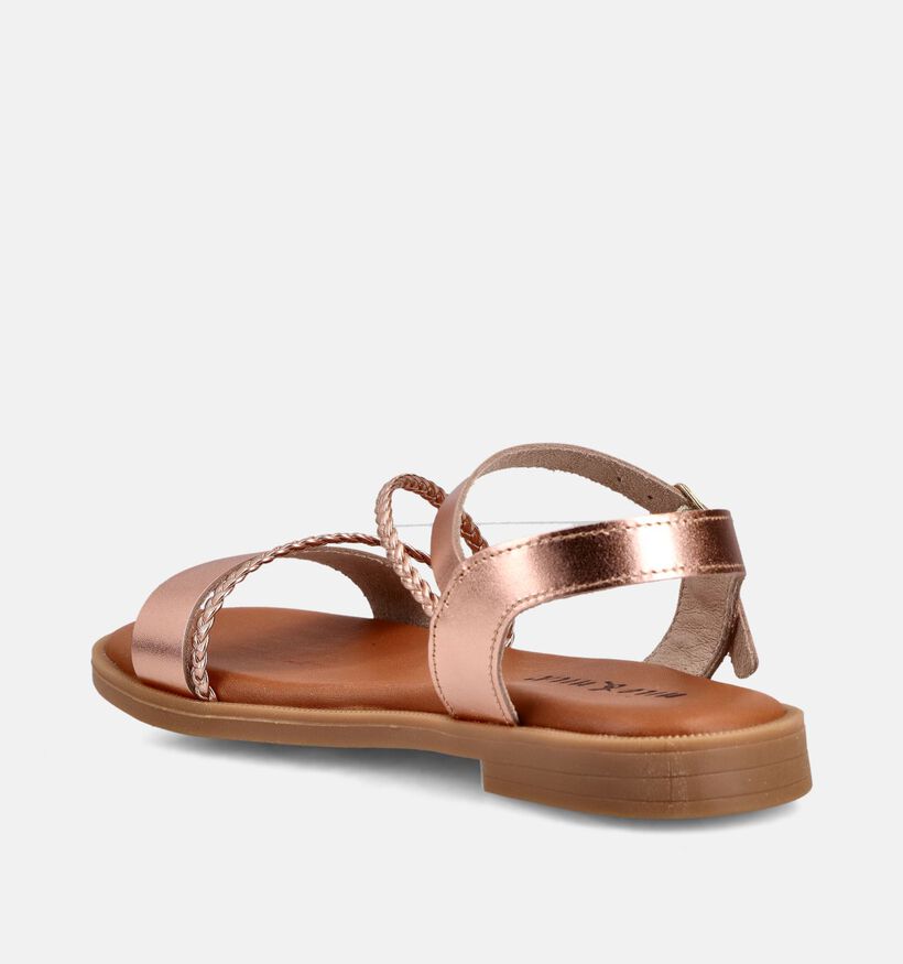Milo & Mila Ros&eacute; Gouden Sandalen voor meisjes (372469)