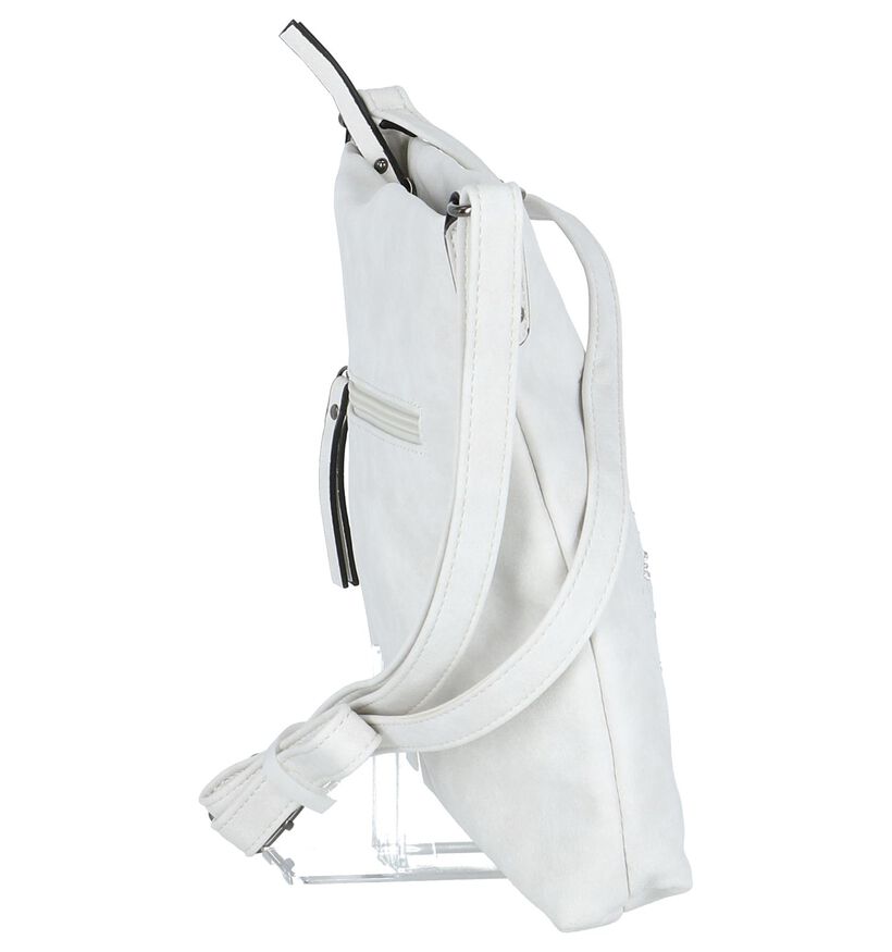 Witte Crossbody Tas met Tekening Emily & Noah, , pdp