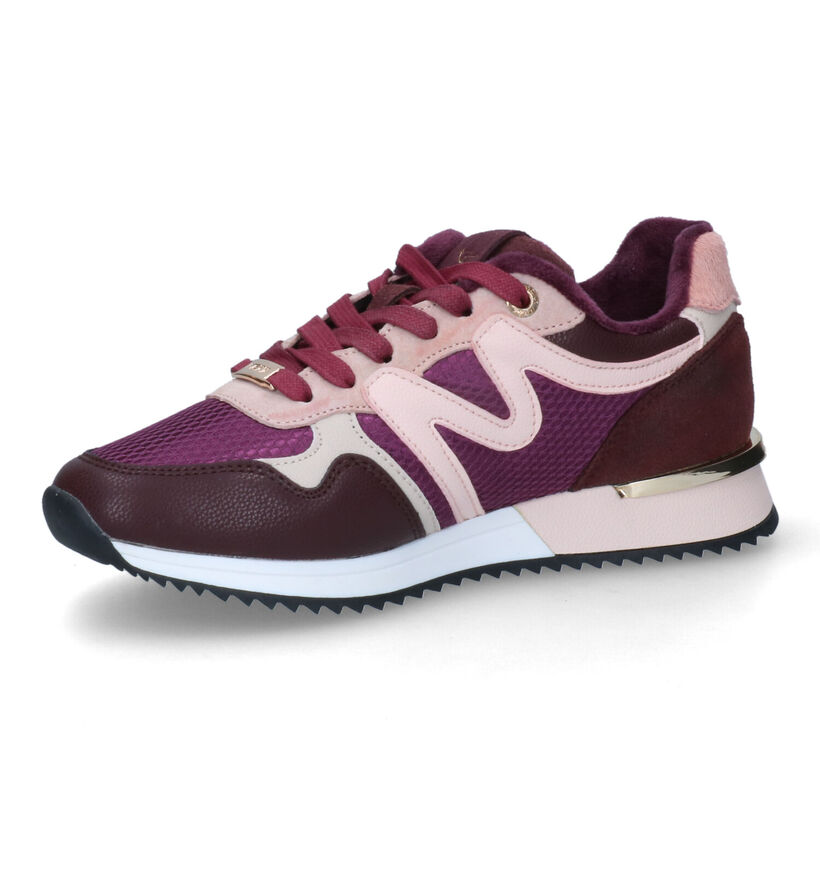 Mexx Kate Bordeaux Sneakers voor dames (313070) - geschikt voor steunzolen