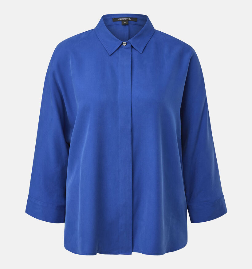 comma Blauw Hemd voor dames (337507)