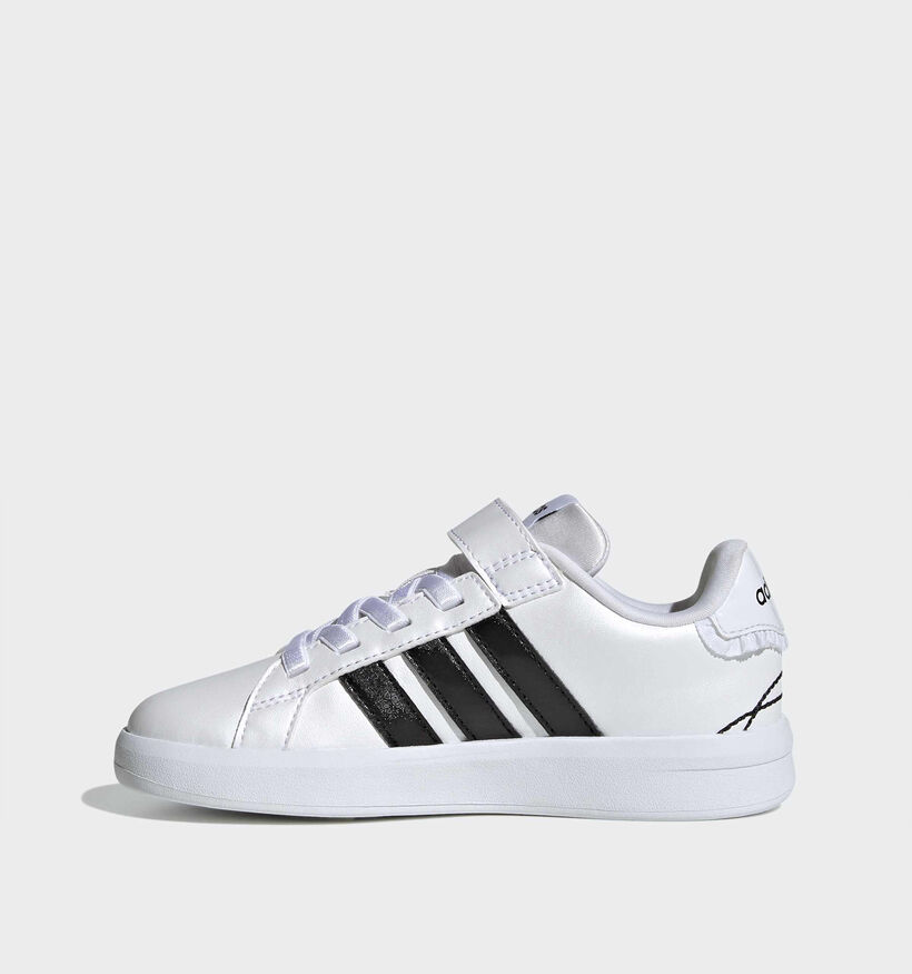 adidas Grand Court 3.0 Witte Sneakers voor meisjes (375398)