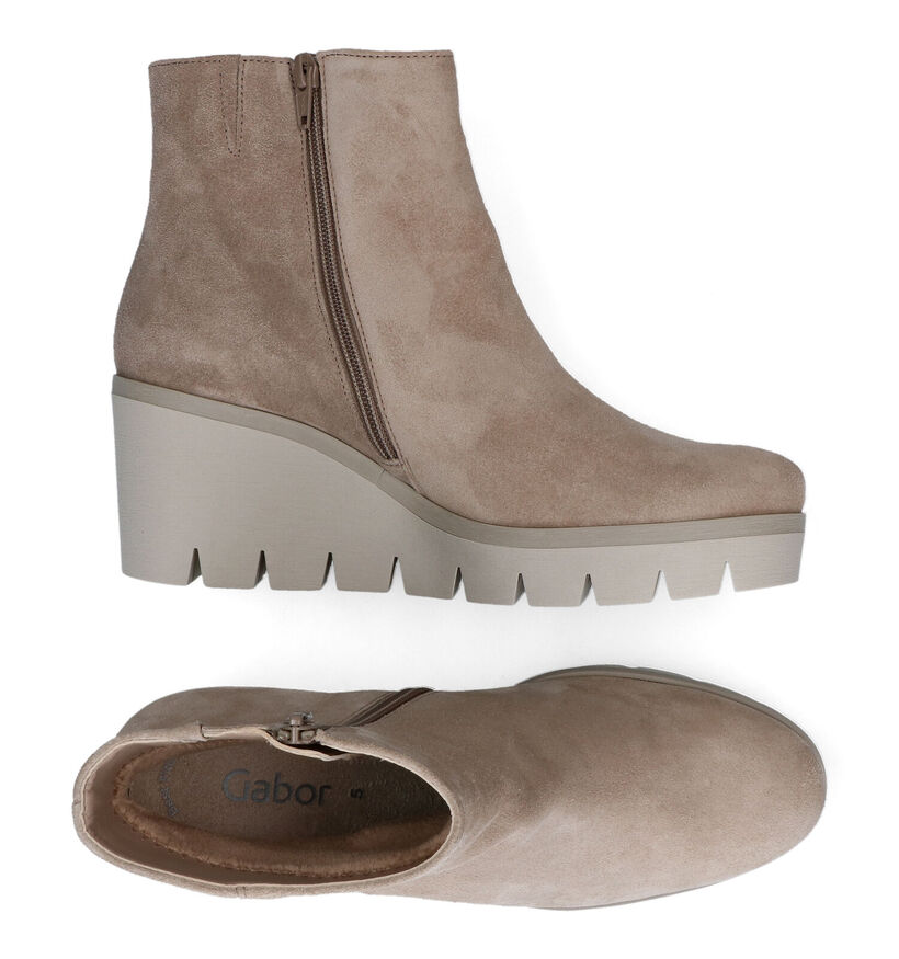 Gabor Best Fitting Bottillons en Brun pour femmes (315157) - pour semelles orthopédiques