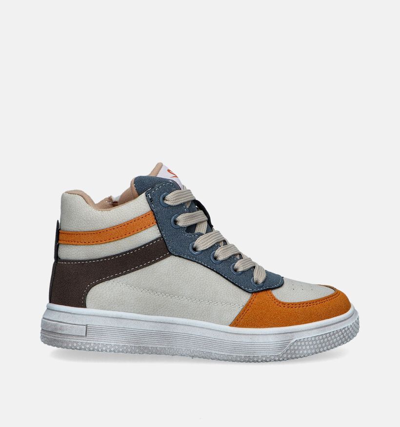 Milo & Mila Beige Hoge schoenen voor jongens (347117)