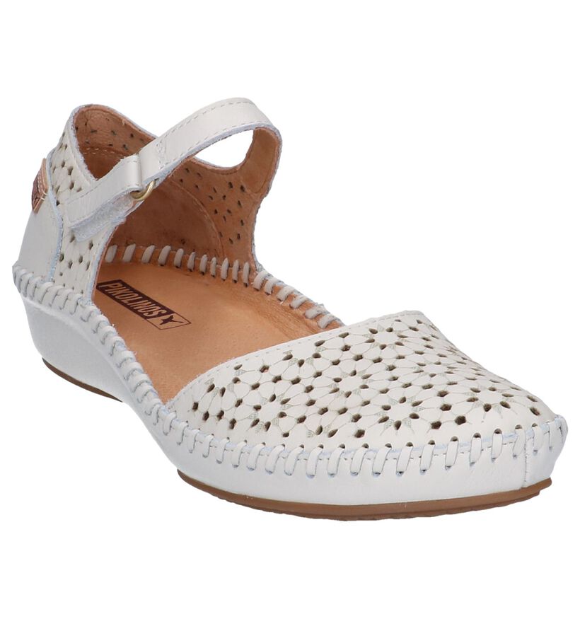 Pikolinos Sandales plates en Beige clair en cuir (256421)