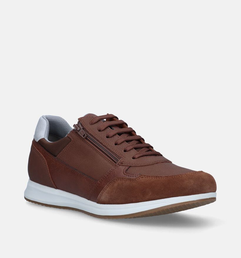 Geox Avery Cognac Veterschoenen voor heren (335684)