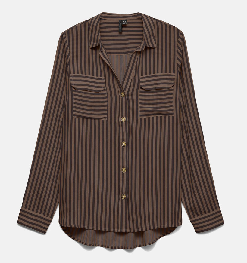 Vero Moda Bumpy Bruine Hemd voor dames (381312)