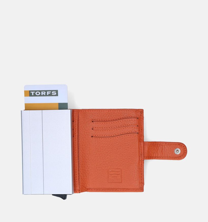 Crinkles Oranje Kaartenhouder voor dames (349880)