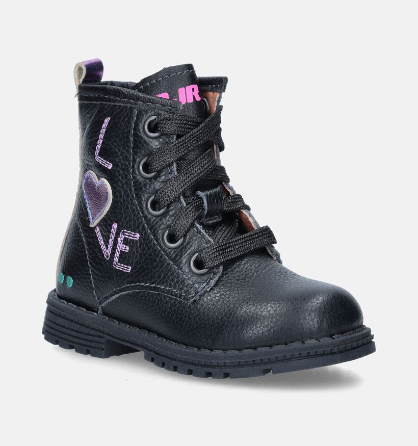 Bunnies Bottines robustes en Noir pour filles (347752)