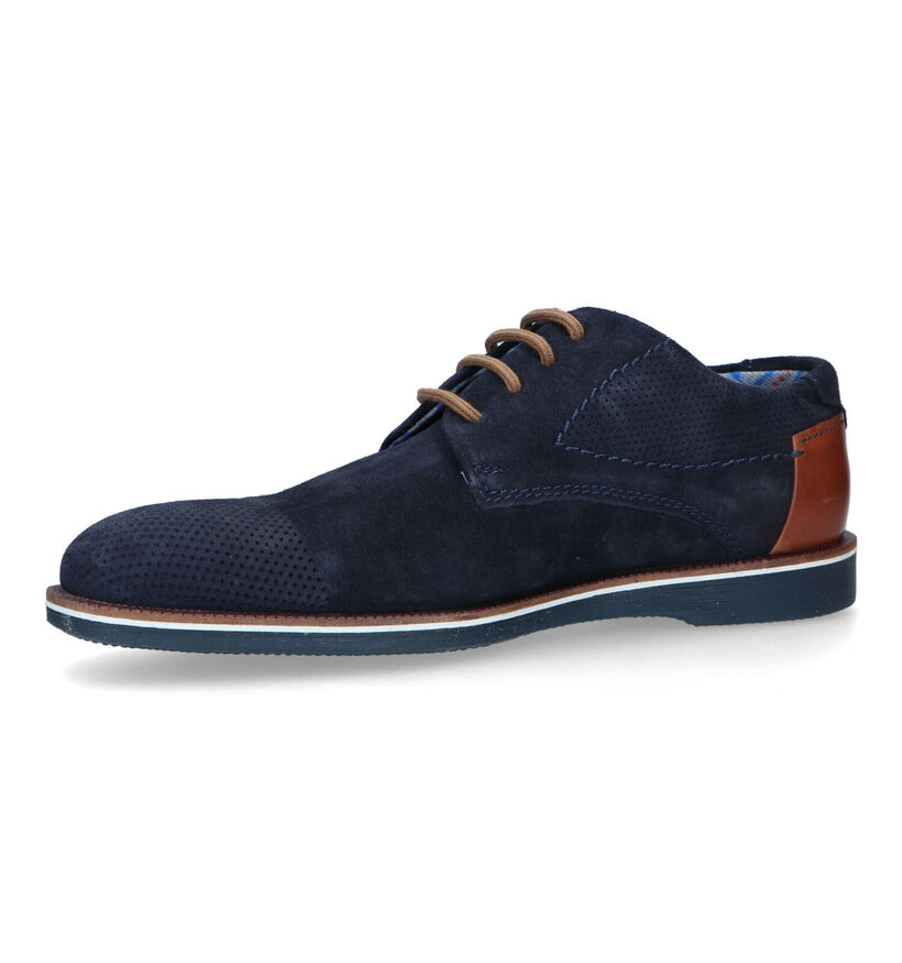 Bugatti Melchiore Chaussures habillées en Bleu pour hommes (322364)