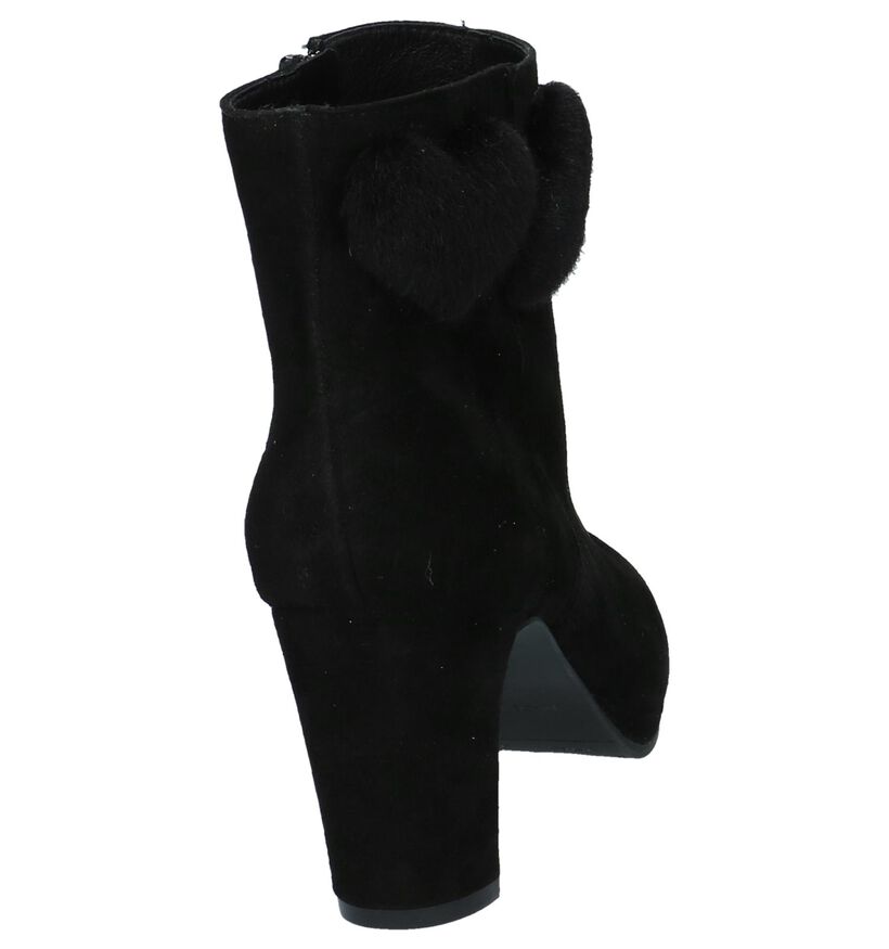 JHay Bottillons en Noir en daim (231622)