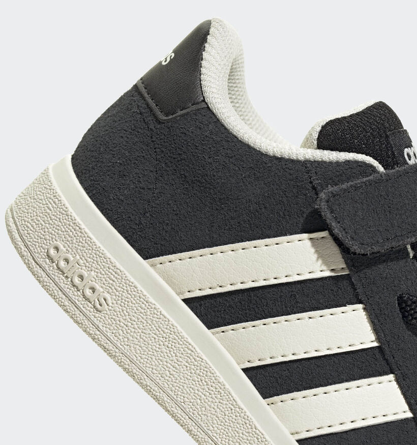 adidas Grand Court 00s Zwarte Sneakers voor jongens (365384) - geschikt voor steunzolen