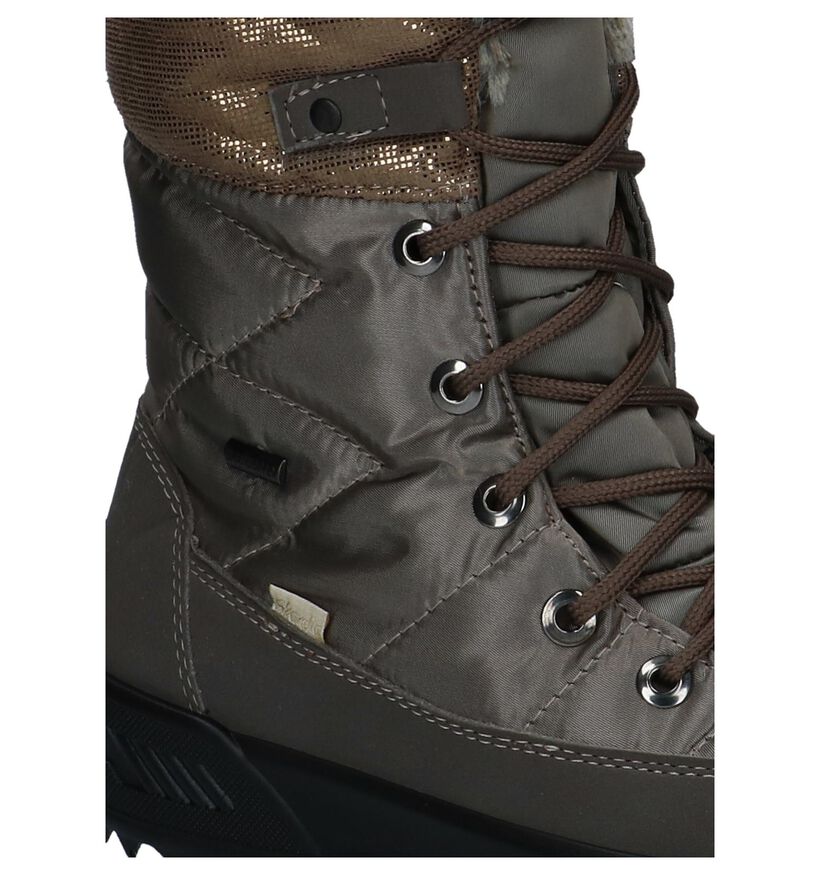 Skandia Bottes de neige en Taupe en synthétique (223800)