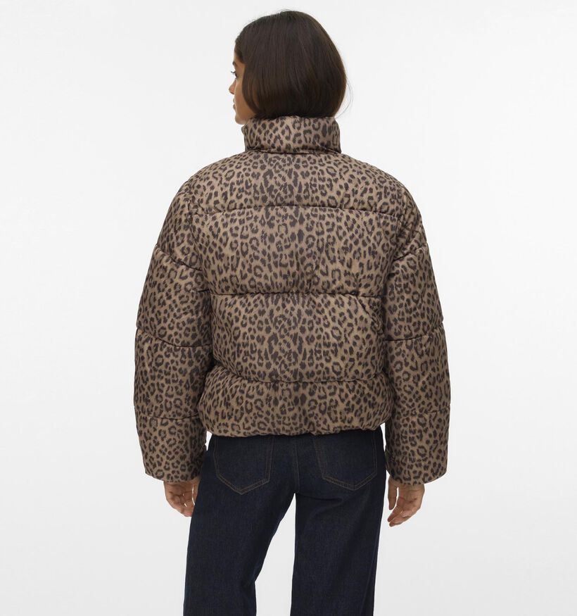 Vero Moda Parda Leopard Manteau court en Marron pour femmes (361244)