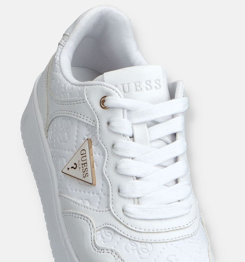 Guess Miram Baskets habillées en Blanc pour femmes (366541) - pour semelles orthopédiques