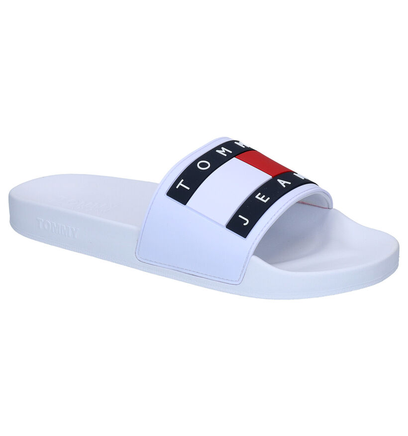 Tommy Hilfiger Blauwe Badslippers in kunststof (285341)