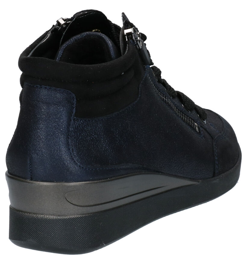 Ara Lazio Chaussures hautes en Bleu en nubuck (260846)