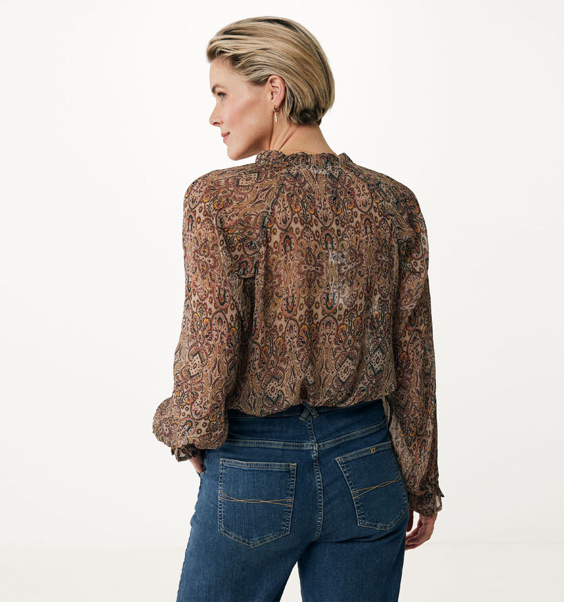 Mexx Bruine Blouse voor dames (348257)