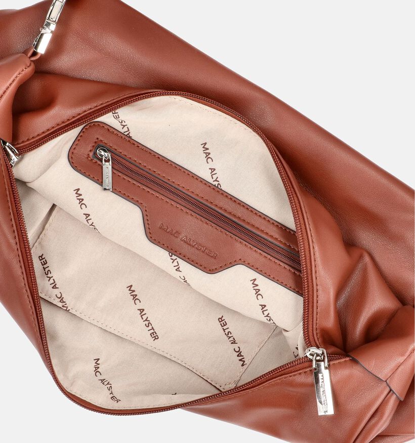 Mac Alyster Donkerbruine Schoudertas voor dames (364323)