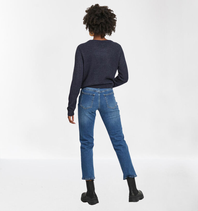 Vila Blauwe Jeans Cropped Straight Fit (278165)