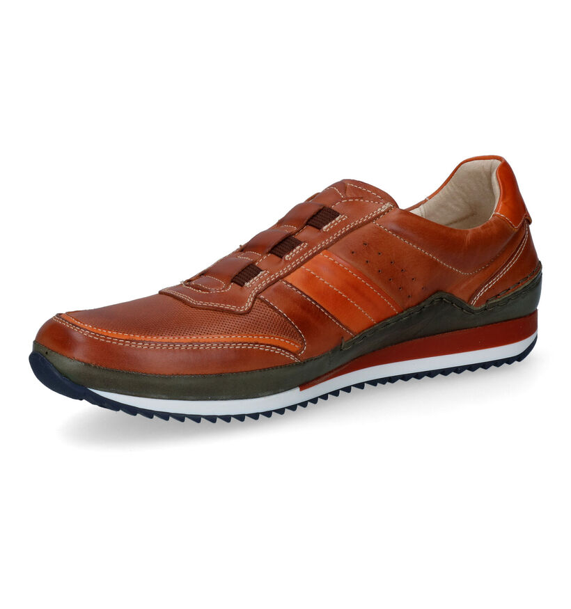 Pikolinos Liverpool Chaussures sans lacets en Cognac en cuir (308029)