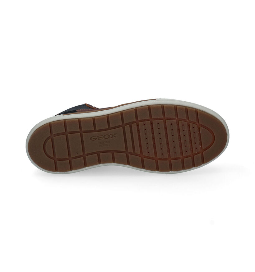 Geox Chaussures hautes en Brun foncé en textile (300884)