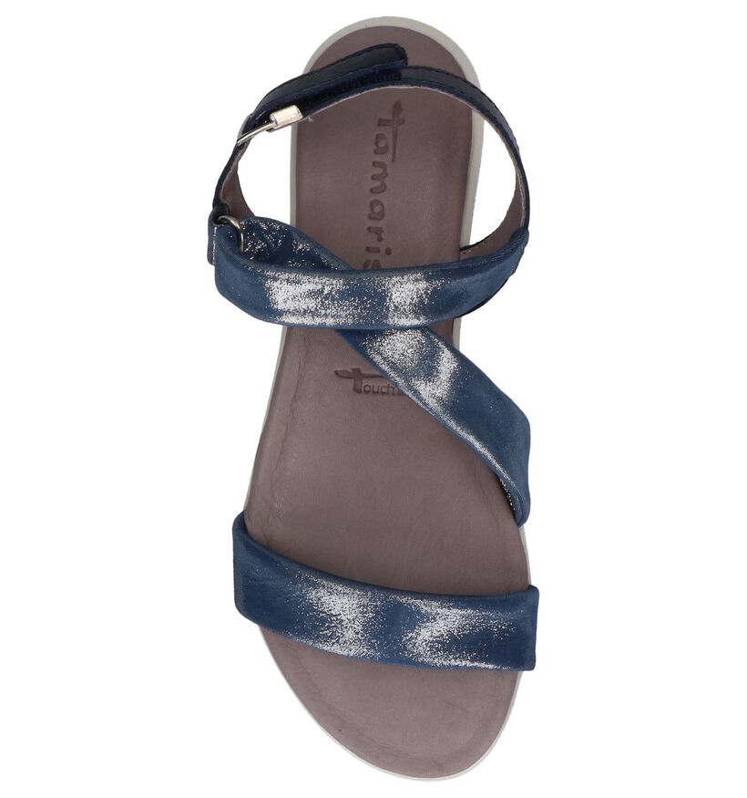 Geklede Sandalen Tamaris Donkerblauw in leer (214318)