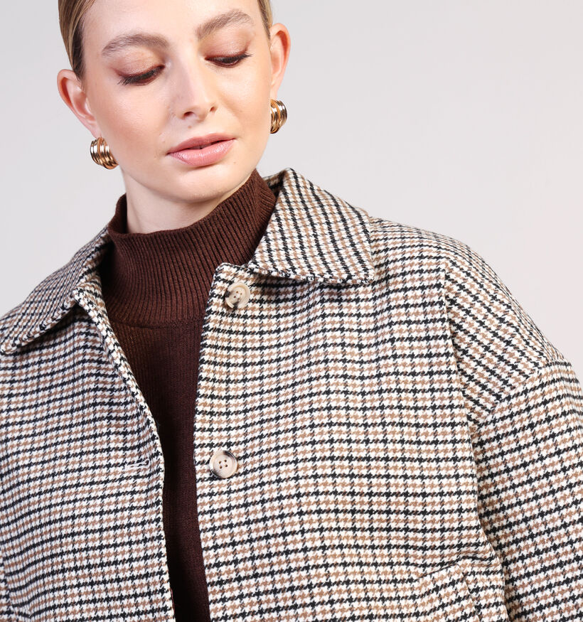 Vila Virafia Manteau court en Marron pour femmes (366142)