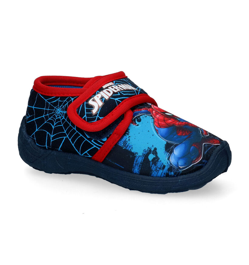 Spiderman Blauwe Pantoffels in stof (298537)