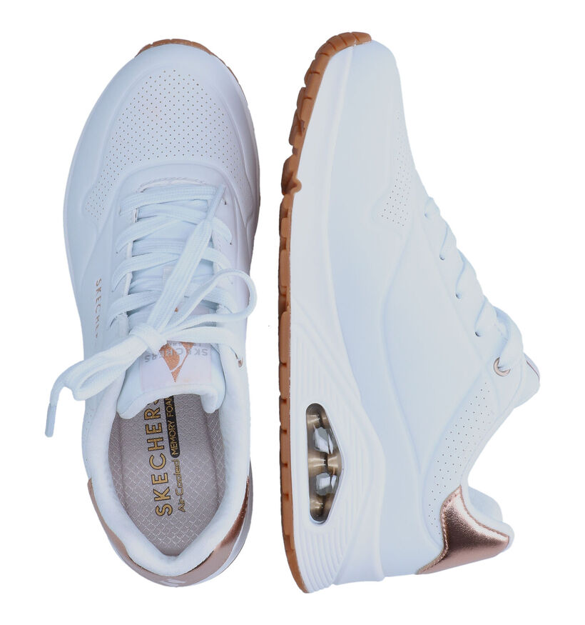 Skechers Uno Golden Air Baskets en Noir/Or pour femmes (359714) - pour semelles orthop&eacute;diques