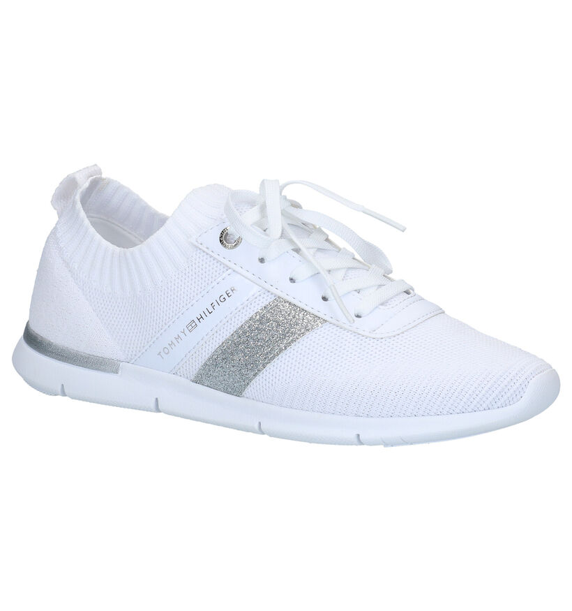 Tommy Hilfiger Witte Sneakers in stof (276244)